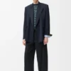 Broek met trekkoord van wol Broek met trekkoord van wol
