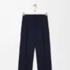 Broek met wijde pijpen van katoen Broek met wijde pijpen van katoen