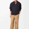 Broek met wijde pijpen van katoen Broek met wijde pijpen van katoen