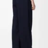 Broek met wijde pijpen van katoen Broek met wijde pijpen van katoen