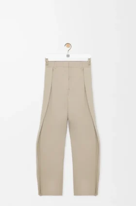 Broek van katoen en zijde