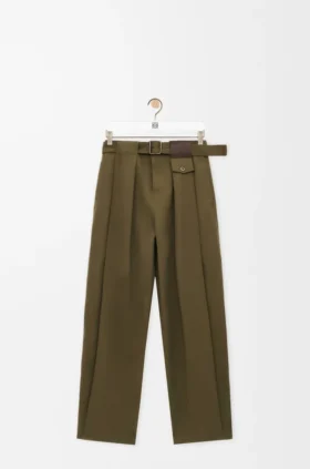 Broek van katoen en zijde