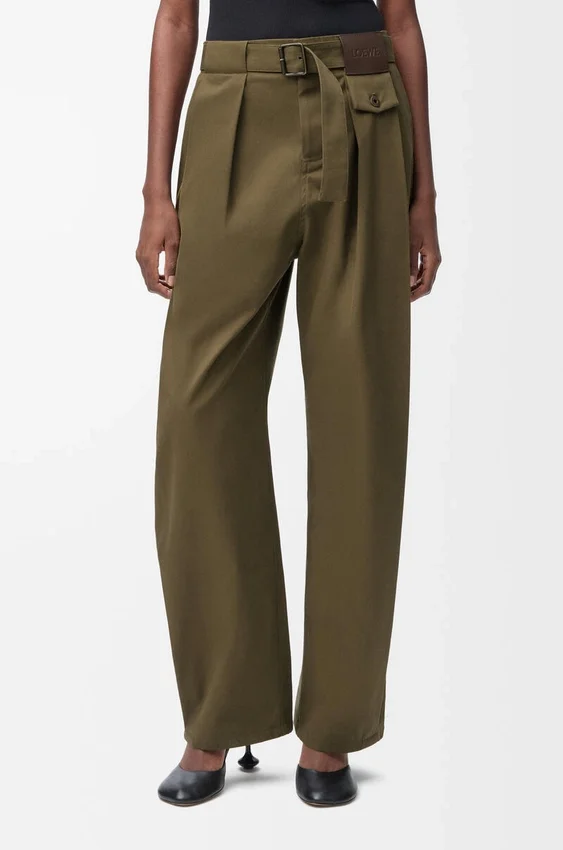Broek van katoen en zijde Broek van katoen en zijde