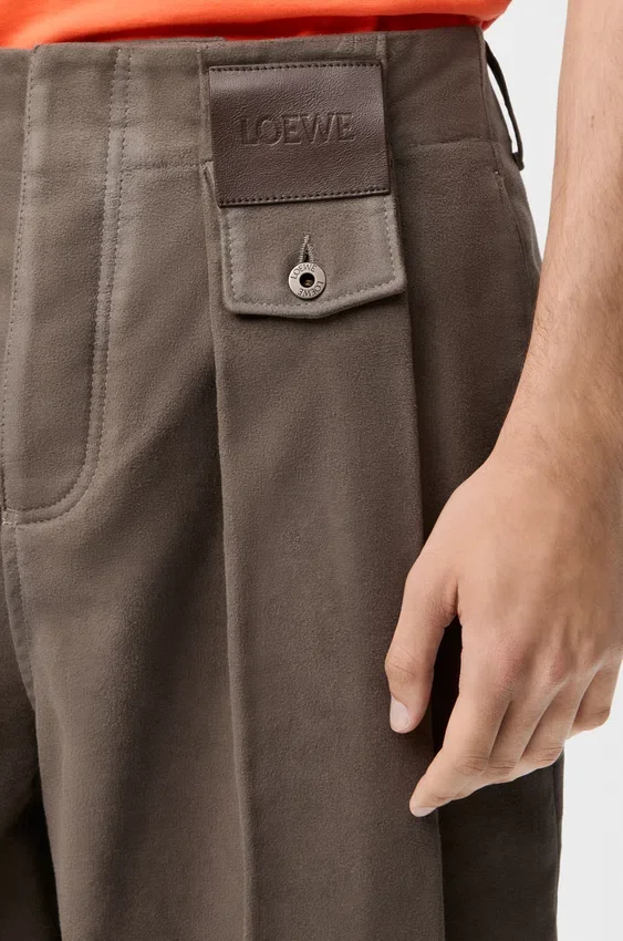 Broek van katoenmix Broek van katoenmix