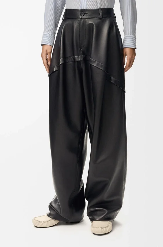Broek van nappa-lamsleer Broek van nappa-lamsleer