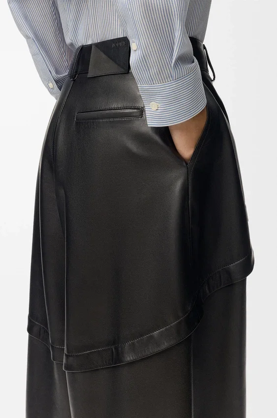 Broek van nappa-lamsleer Broek van nappa-lamsleer
