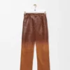 Broek van suède lamsleer Broek van suède lamsleer