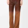 Broek van suède lamsleer Broek van suède lamsleer