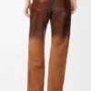 Broek van suède lamsleer Broek van suède lamsleer
