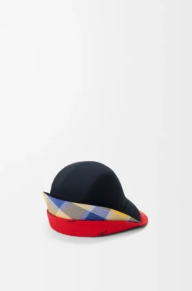 Buckethoed met meerdere randen van katoen