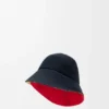 Buckethoed met meerdere randen van katoen Buckethoed met meerdere randen van katoen