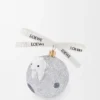 ‘Bunny on the moon kerstbal van geblazen glas ‘Bunny on the moon kerstbal van geblazen glas