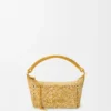 Cala-minitassen van gemêleerde raffia