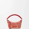 Cala-minitassen van gemêleerde raffia