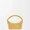 Cala-minitassen van gemêleerde raffia