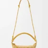 Cala-minitassen van gemêleerde raffia