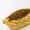 Cala-minitassen van gemêleerde raffia