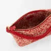 Cala-minitassen van gemêleerde raffia