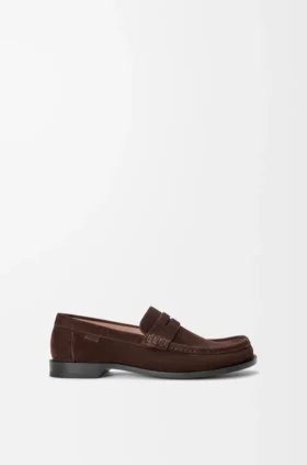 Campo-loafer van suède kalfsleer