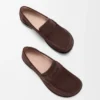 Campo-loafer van suède kalfsleer Campo-loafer van suède kalfsleer