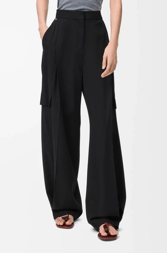 Cargo-broek van wol Cargo-broek van wol