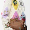 Cats Mini Flamenco-clutch van nappa-kalfsleer Cats Mini Flamenco-clutch van nappa-kalfsleer