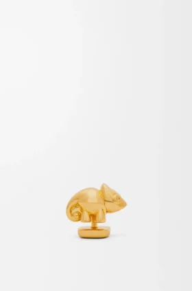 Chameleon-speldje van messing