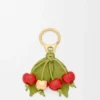 Cherry-bedeltje van klassiek kalfsleer