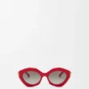 Coil-zonnebril in cat-eye-stijl Coil-zonnebril in cat-eye-stijl