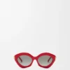 Coil-zonnebril in cat-eye-stijl Coil-zonnebril in cat-eye-stijl