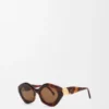 Coil-zonnebril in cat-eye-stijl Coil-zonnebril in cat-eye-stijl