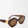 Coil-zonnebril in cat-eye-stijl Coil-zonnebril in cat-eye-stijl