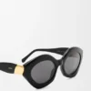 Coil-zonnebril in cat-eye-stijl Coil-zonnebril in cat-eye-stijl