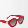 Coil-zonnebril in cat-eye-stijl Coil-zonnebril in cat-eye-stijl