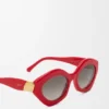 Coil-zonnebril in cat-eye-stijl Coil-zonnebril in cat-eye-stijl
