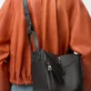 Compacte Hammock-tas van klassiek kalfsleer Compacte Hammock-tas van klassiek kalfsleer