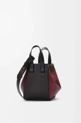 Compacte Hammock-tas van nappa-kalfsleer