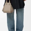 Compacte Hammock-tas van zacht generfd kalfsleer Compacte Hammock-tas van zacht generfd kalfsleer