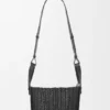 Compacte hangmat-tas van kalfsleer Compacte hangmat-tas van kalfsleer
