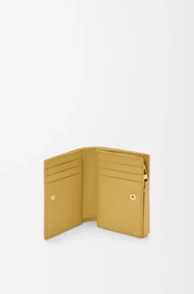Compacte Puzzle-portemonnee van klassiek kalfsleer
