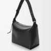 Cubi-crossbodytas van soepel, glad kalfsleer en jacquard Cubi-crossbodytas van soepel, glad kalfsleer en jacquard