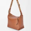 Cubi-crossbodytas van soepel, glad kalfsleer en jacquard Cubi-crossbodytas van soepel, glad kalfsleer en jacquard