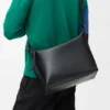 Cubi-crossbodytas van soepel, glad kalfsleer en jacquard Cubi-crossbodytas van soepel, glad kalfsleer en jacquard