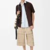 Denim-short met trekkoord Denim-short met trekkoord