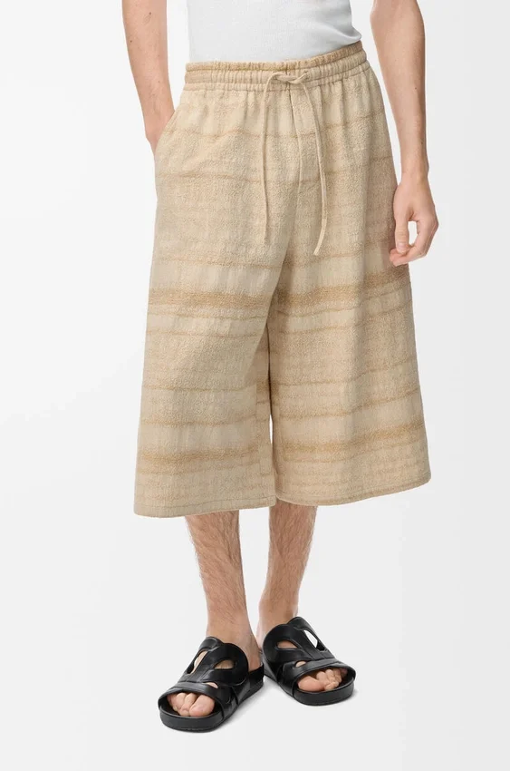 Denim-short met trekkoord Denim-short met trekkoord
