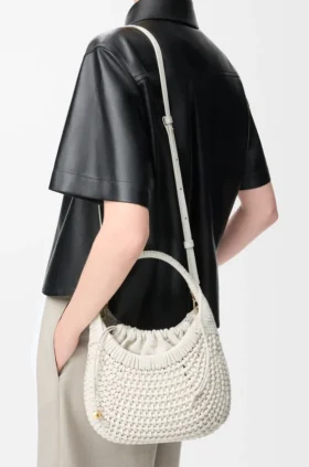Diamond Hobo-tas van kalfsleer