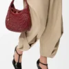 Diamond Hobo-tas van kalfsleer Diamond Hobo-tas van kalfsleer