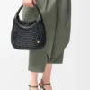 Diamond Hobo-tas van kalfsleer Diamond Hobo-tas van kalfsleer