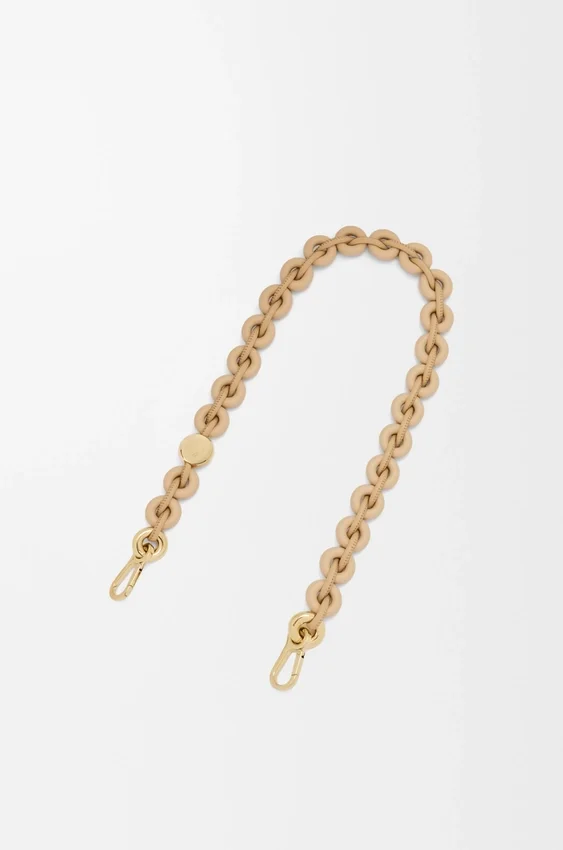 Donut-ketting van kalfsleer Donut-ketting van kalfsleer