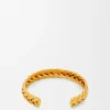 Dunne gevlochten manchet van sterlingzilver Dunne gevlochten manchet van sterlingzilver